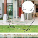 Universal Hammock Stand 10-13ft Adjustable Steel Stand Space-Saving and Portable Carrying for Indoor and Outdoor Use, Black - Image 2
