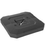 2-Piece Cantilever Umbrella Base Weight Set, 231 lb Water or Sand Fillable Outdoor Offset Umbrella Weights