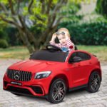 12V Toddler Ride On Car with Remote Control, Mercedes Benz AMG GLC63S Coupe, Electric Car with 2 Speed, MP3 Player, Light, Horn, Songs, Suspension - Image 2