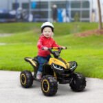 12V Kids ATV Quad Car with Forward & Backward Function, Four Wheeler for Kids with Wear-Resistant Wheels, Music, Electric Ride-on ATV for Toddlers Ages 3+ Years Old - Image 2
