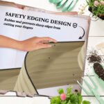 3-Tier Raised Garden Bed Set w/ Safety Edging, Open Bottom for Vegetables, Herbs, Flowers, 62.25" x 43" x 32.25", Cream - Image 7