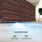 175 Gallon Outdoor Storage Box with Inner Liner, PE Rattan Wicker Deck Box with Pneumatic Bar Lift, Mixed Brown - Image 8