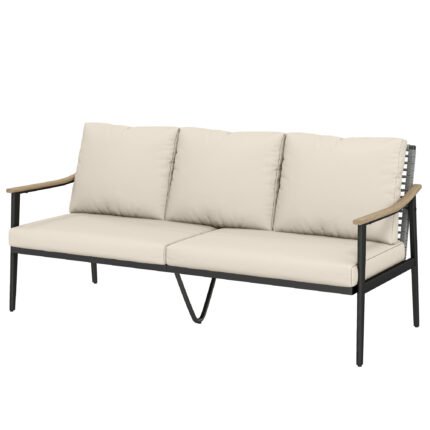 3 Seater Outdoor Patio Sofa with Outdoor Couch