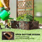 Wooden Trellis Planter Box, Raised Garden Bed to Grow Vegetables, Herbs and Flowers - Image 6