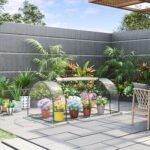 7' L x 3' W x 2.5' H Portable Tunnel Greenhouse for Outdoor Garden Hot House with 4 Zippered Doors, PVC Cover - Image 7