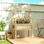 Raised Garden Bed with Mini Greenhouse, Elevated Planter Box with Legs and Bed Liner for Flowers, Vegetables - Image 2