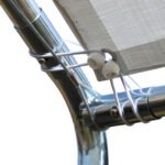 9.6' x 19.5' Carport Heavy Duty Galvanized Car Canopy w/ Included Anchor Kit, 3 Reinforced Steel Cables, White - Image 8