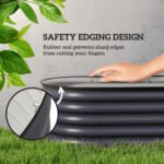 7.9' x 2' x 1.4' Galvanized Raised Garden Bed Kit, Metal Planter Box with Safety Edging, Dark Gray - Image 6