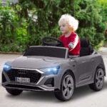 Audi Q8 e-tron Sportback Licensed 12V Battery Powered Kids Electric Car w/ Spring Suspension, Soft Start - Image 2