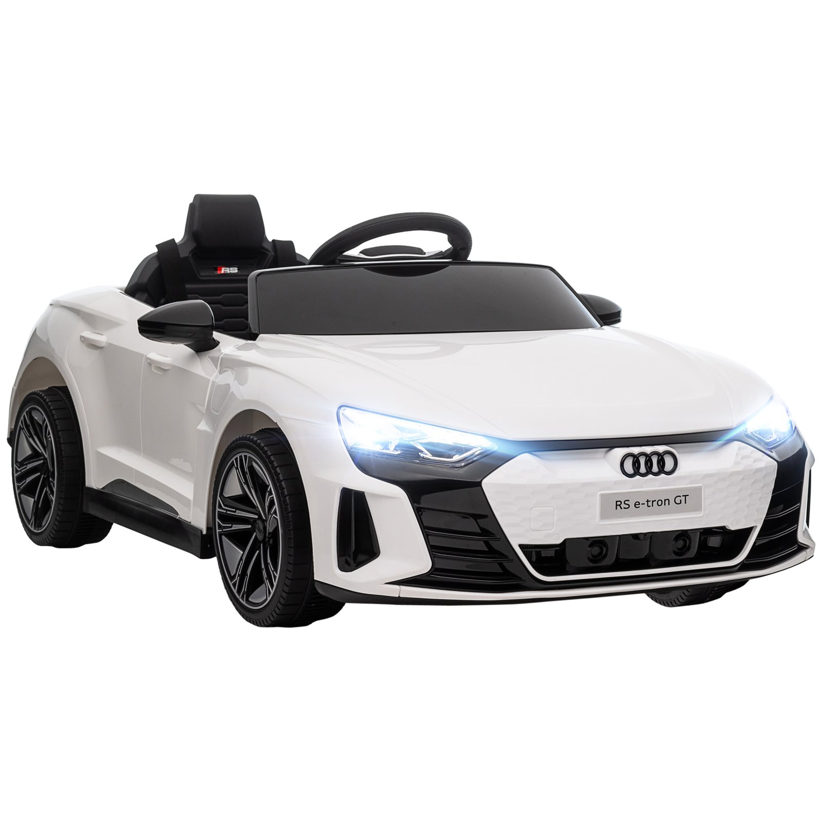 N5G09719a18764c5c.jpg Licensed Audi RS e-tron GT 12V Ride On Car Truck for Kids, Electric Car Ride On Vehicle w/Parent Remote Control, Music, Lights, for Toddlers - Image 1