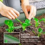 7.9' x 2' x 1' Galvanized Raised Garden Bed Kit, Metal Planter Box with Safety Edging, Green - Image 6