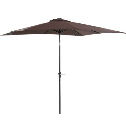 9' x 7' Portable Beach Cabana Umbrella with Outdoor Shade with Base