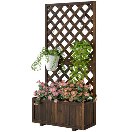 Wooden Raised Garden Bed Planting Planter Box
