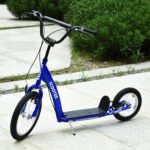 Youth Scooter Kick Scooter for Kids 5+ with Adjustable Handlebar 16" Front and 12" Rear Dual Brakes Inflatable Wheels - Image 2