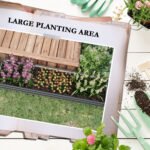 8x2x1ft Galvanized Raised Garden Bed Kit with Safety Edging for Flowers, Herbs and Vegetables, Dark Gray - Image 4