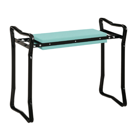 Padded Garden Kneeler and Seat Bench with Padded Foldable Garden Stool
