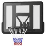 Wall Mounted Basketball Hoop, Basketball Goal Combo Kit with 43" Reinforced Shatter Resistant Backboard and All Weather Net for Indoor or Outdoor Use