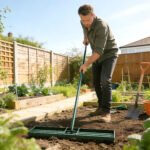 Lawn Leveling Rake, 30" x 10" Heavy Duty Yard Leveling Rake with 66.5" Handle for Backyard, Golf Course - Image 7
