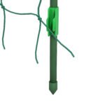 Metal Garden Trellis, Arch Trellis for Climbing Plants Outdoor, A-Frame, with Climbing Net, 57" x 66" x 81", Green - Image 8