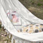 Extra Large Boho Hammock with Macrame Tassel Fringe, Includes Carrying Bag, Indoor Outdoor Tree Hammock, White - Image 8