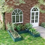 Steel Raised Garden Bed, Set of 5 Large Box Planters for Outdoor Plants Vegetables Flowers Herbs, 8x8x1ft, Green - Image 2