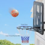 Wall Mounted Basketball Hoop, Basketball Goal Combo Kit with 43" Reinforced Shatter Resistant Backboard and All Weather Net for Indoor or Outdoor Use - Image 6