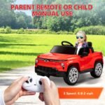 12V Chevrolet Silverado EV RST Licensed Kids Electric Car with Parent Remote Control, Spring Suspension - Image 6