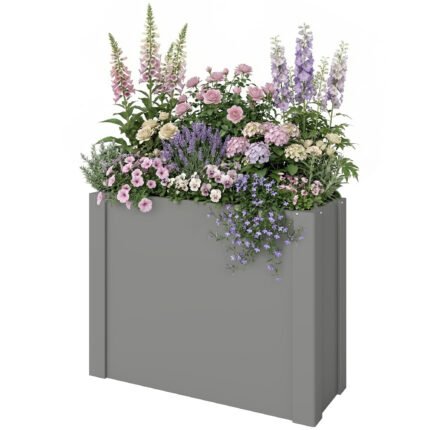 Raised Garden Bed Galvanized Planter Box Outdoor