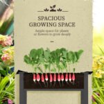 Raised Garden Bed with PE Greenhouse Cover Outdoor Planter Box for Herbs and Vegetables, 48 x 22 x 46 inch, Dark Gray - Image 7