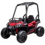 12V Kids UTV with Music, Lights, MP3/USB, Suspension System, Remote Control, Red