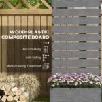 Trellis Planter for Climbing Plants, Raised Garden Bed with Trellis, Planter Box for Outdoor, 28.25" x 15" x 59", Gray - Image 5