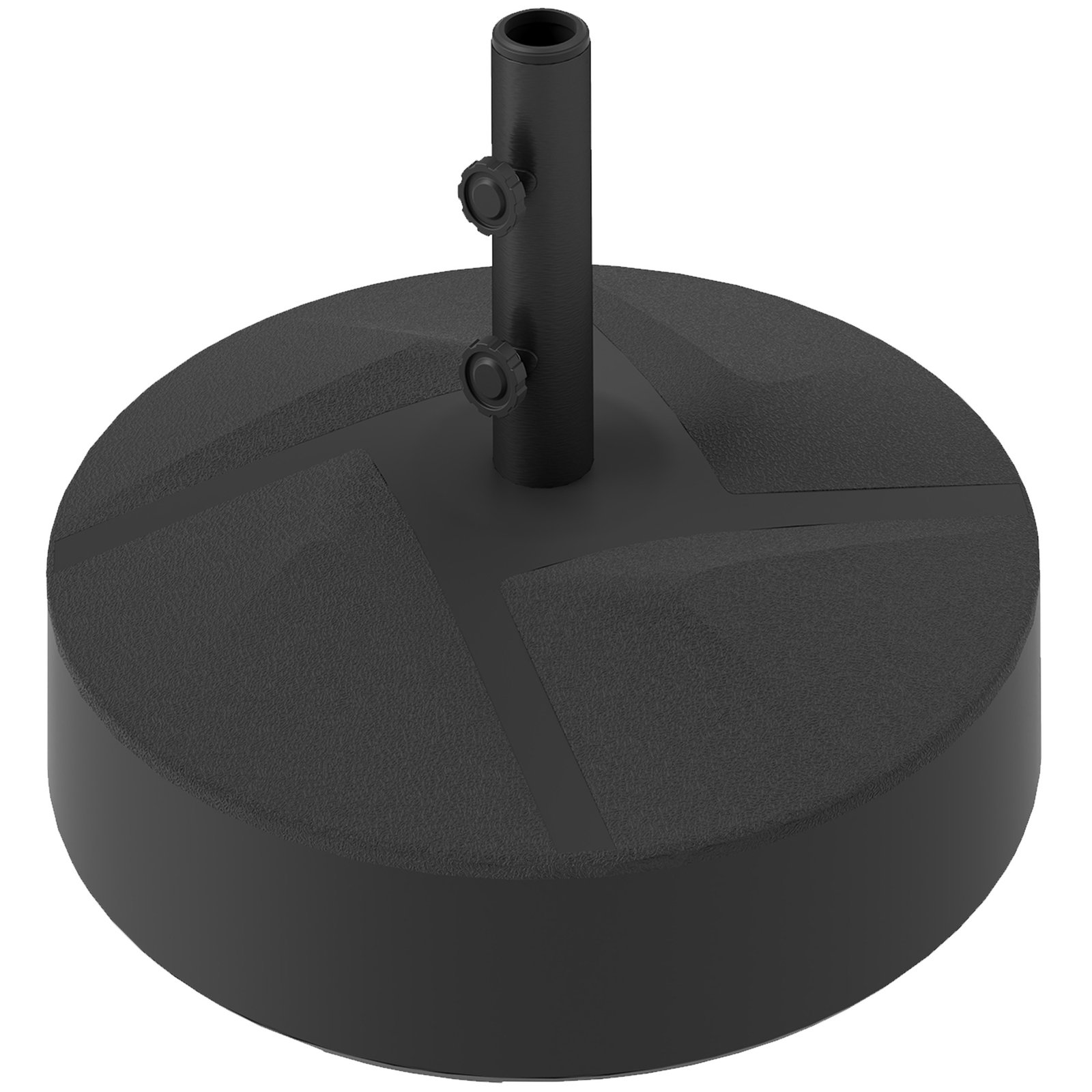 RGDcc4194962f1f23.jpg Patio Umbrella Base Holder, Heavy Duty Outdoor Umbrella Stand Base, Filled Up to 66lbs with Stand or 55lbs with Water for Garden, Poolside - Image 1