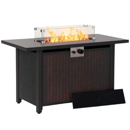 43 Inch Outdoor Propane Gas Fire Pit Table