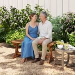 Rustic Outdoor Wooden Bench, Backless Garden Bench Patio Loveseat with X-Shape Base for Porch, Park, Carbonized - Image 2