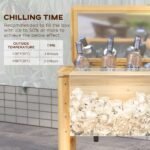 Wooden Outdoor Cooler, Beverage Cooler with Bottle Opener for Backyard Deck Poolside Party, 54 Quart, Natural - Image 6