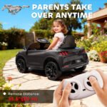12V Kids Ride On Car, Licensed Ford Mustang Mach-E Electric Car with Remote Control, LED Light, Music - Image 5