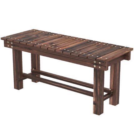 Garden Bench 0.8" Seater Outdoor Bench