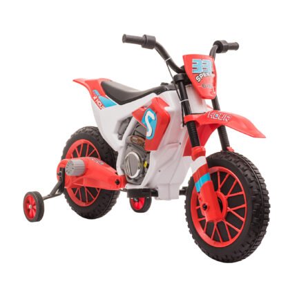 Kids 12V Ride-On Motorcycle with LED Lights