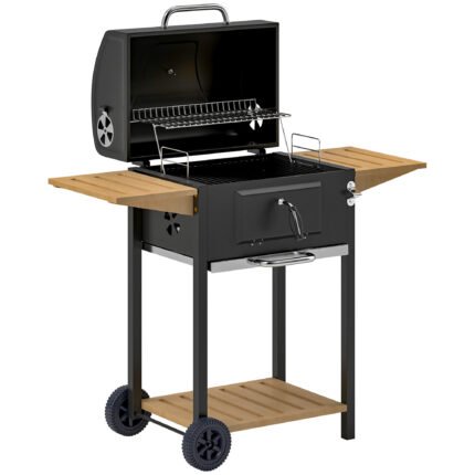 Charcoal BBQ Grill with 245 sq. in. Cooking Area