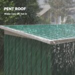 9' x 4' Metal Outdoor Storage Shed, Tool House with Double Lockable Doors for Backyard, Patio, Lawn, Garage, Dark Green - Image 7