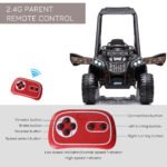 12V Dual Motor Kids Electric Ride-on UTV Toy with MP3/USB Music Connection, Suspension & Remote Control - Camo - Image 6