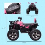 12V 4 Wheeler Kids ATV with Music, Headlights for 37-60 Months Boys and Girls - Image 3