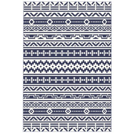 Reversible Outdoor Rug with Waterproof Plastic Straw