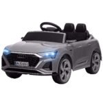Audi Q8 e-tron Sportback Licensed 12V Battery Powered Kids Electric Car w/ Spring Suspension, Soft Start
