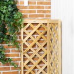 Wooden Raised Garden Bed, Planter with Trellis for Vine Climbing and Vegetables, Herbs and Flowers Growing, Natural - Image 7