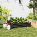 Galvanized Raised Garden Bed, 4' x 4' x 1' Metal Planter Box, for Growing Vegetables, Flowers, Herbs, Succulents, Gray - Image 2