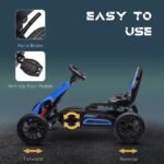 Kids Pedal Go Kart W/ Adjustable Seat, Swing Axle - Image 5