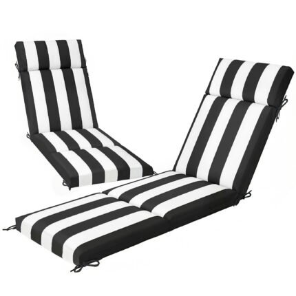 Outdoor Chaise Lounge Cushions Set of 2