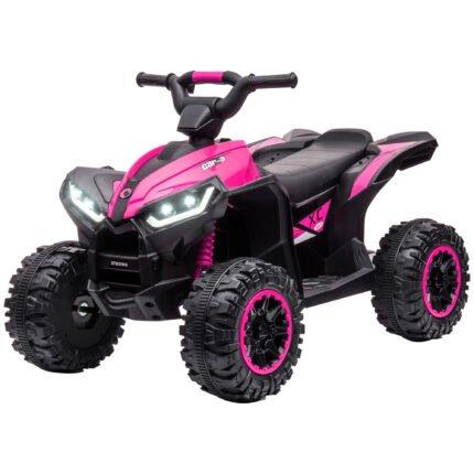 Kids 12V Ride-On ATV with LED Lights and Music Player
