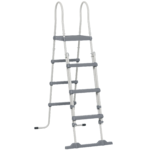 70" Above Ground Swimming Pool Ladder, A-Frame Deck Ladder, Non-slip Steps and Handrails for 48" Pool Wall Height, Gray